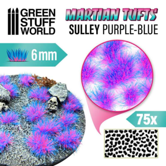 Green Stuff World Martian Fluor Tufts - SULLEY PURPLE-BLUE