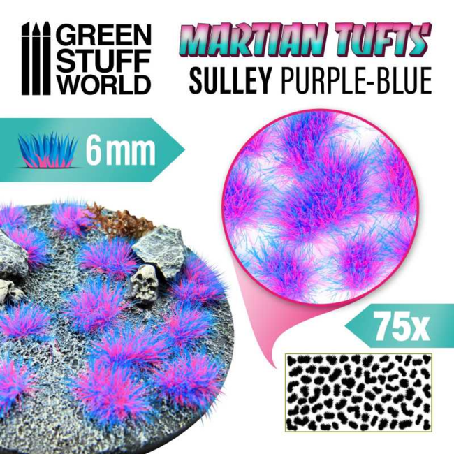GSW Martian Fluor Tufts - SULLEY PURPLE-BLUE