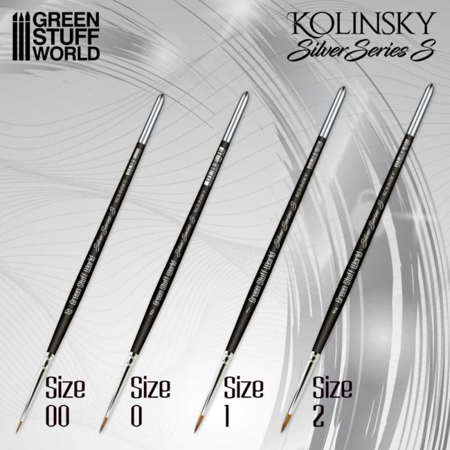 SILVER SERIES (S) - Kolinsky Brush Set