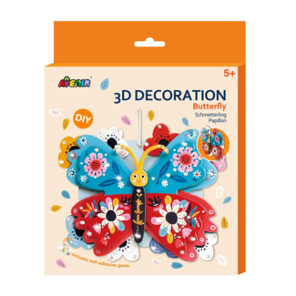 Avenir 3D Decoration Medium: BUTTERFLY 5+