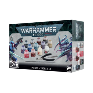 Games Workshop Warhammer 40,000: Paints + Tools Set