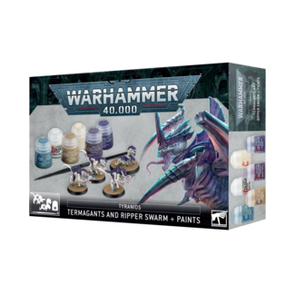 Games Workshop Tyranids: Termagants and Ripper Swarm + Paints Set
