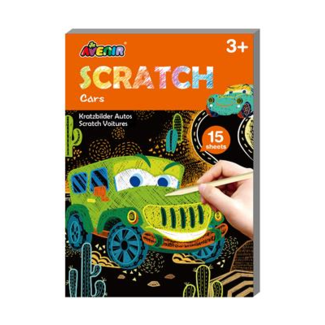 Scratch SCRATCH ART BOOK MINI A6 - AUTO'S