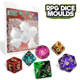 Green Stuff World RPG Dice Moulds