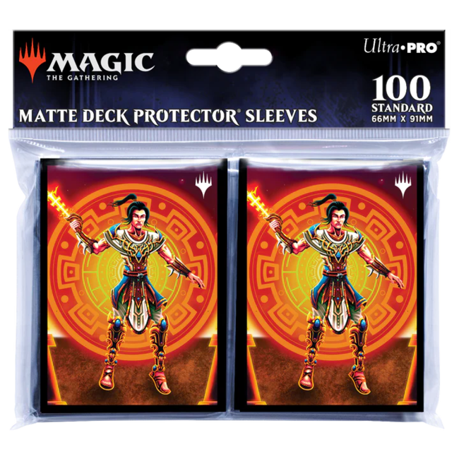 The Lost Caverns of Ixalan 100ct Kellan, Daring Traveler Deck Protector Sleeves
