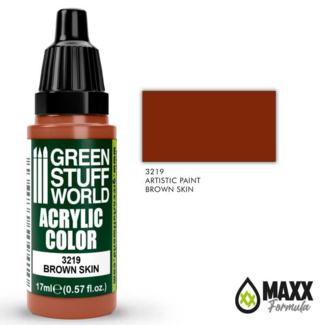 Green Stuff World Acrylic Color Brown Skin