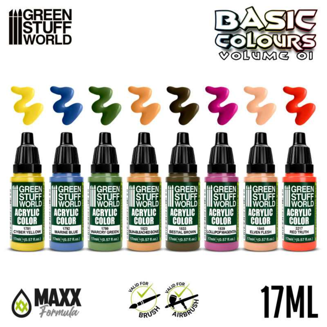 Paint Set - Basic Colours 01