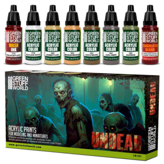 Green Stuff World Paint Set - Undead