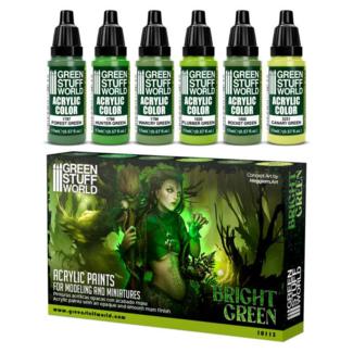 Green Stuff World Paint Set - Bright Green