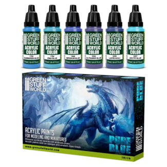 Green Stuff World Paint Set - Pure Blue