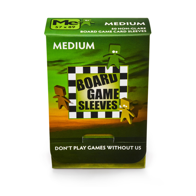 Sleeves Non-Glare Board Game - Medium (57x89mm) - 50pcs