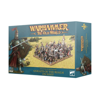 Games Workshop KINGDOM OF BRETONNIA: KNIGHTS OF THE REALM ON FOOT