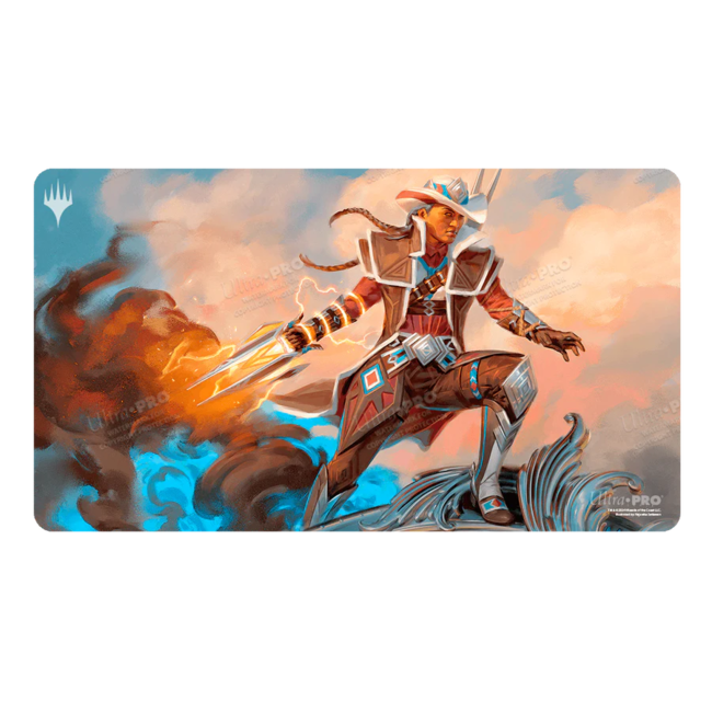 Outlaws of Thunder Junction Annie Flash, The Veteran - Standard Gaming Playmat Key Art for Magic: The Gathering
