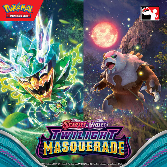 18/5 - 15:30 Pokémon - Twilight Masquerade Pre-release @Kessel-Lo