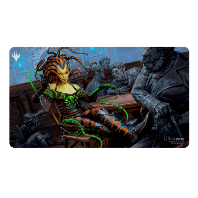 Outlaws of Thunder Junction Vraska, The Silencer - Key Art Standard Gaming Playmat for Magic: The Gathering