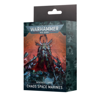Games Workshop DATASHEET CARDS: CHAOS SPACE MARINES (ENG)