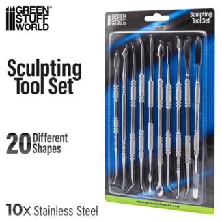 Green Stuff World Sculpting Tools Set x10