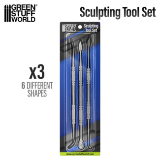 Green Stuff World Sculpting Tools Set x3