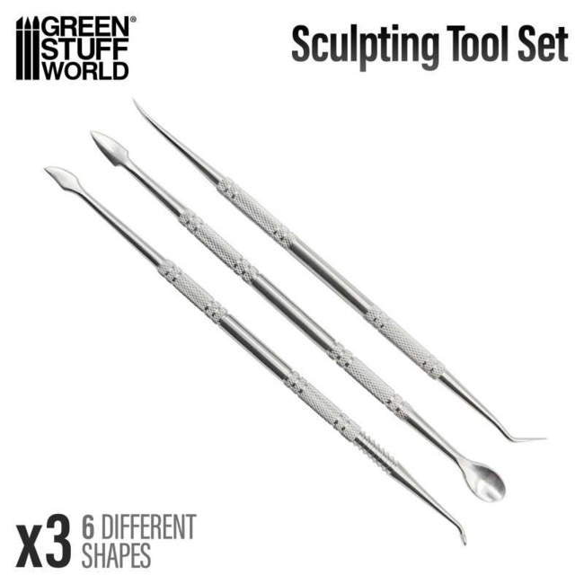 Sculpting Tools Set x3