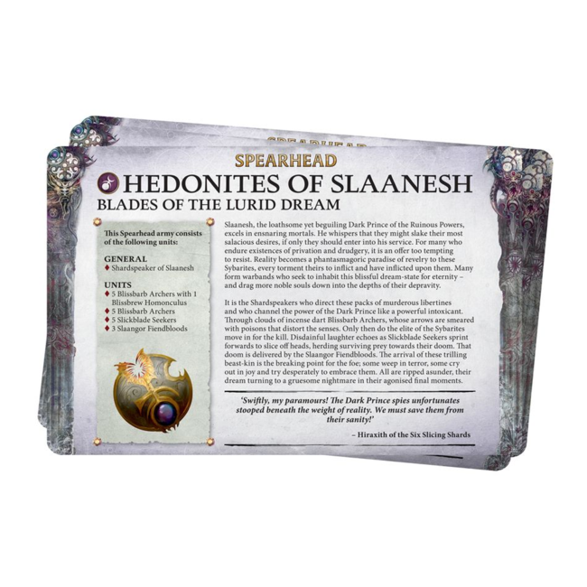FACTION PACK: HEDONITES OF SLAANESH