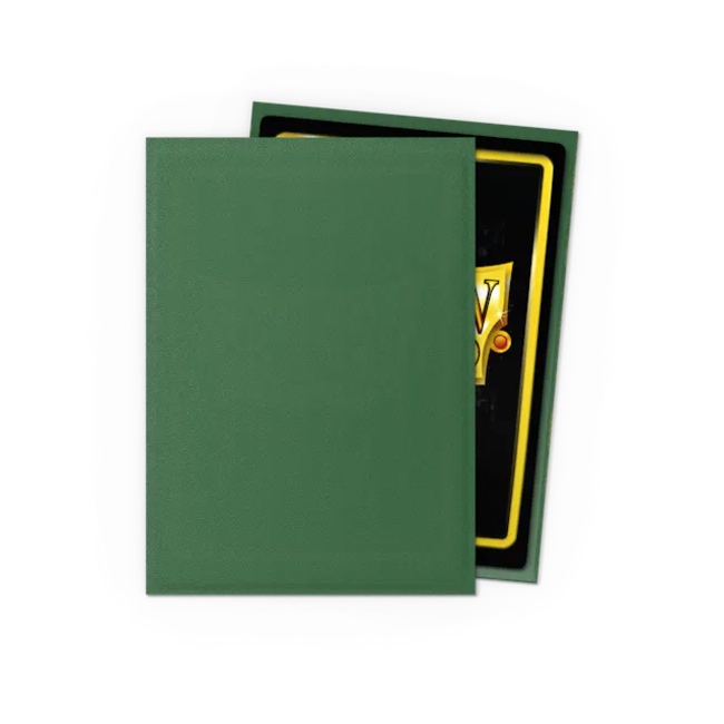Forest Green - Matte Sleeves - Standard Size (100 Sleeves)