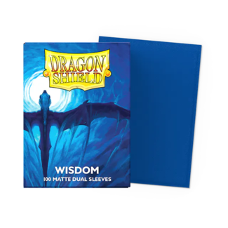 Dragon Shield Wisdom - Matte Dual Sleeves - Standard Size (100 Sleeves)
