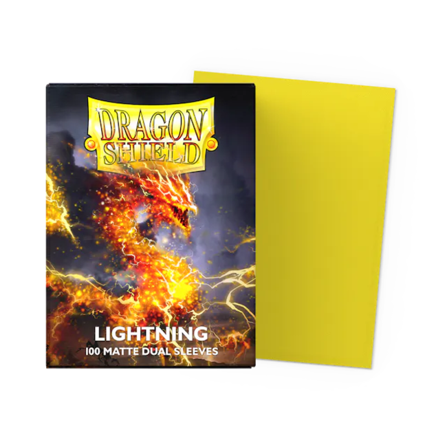 Lightning - Matte Dual Sleeves - Standard Size (100 Sleeves)
