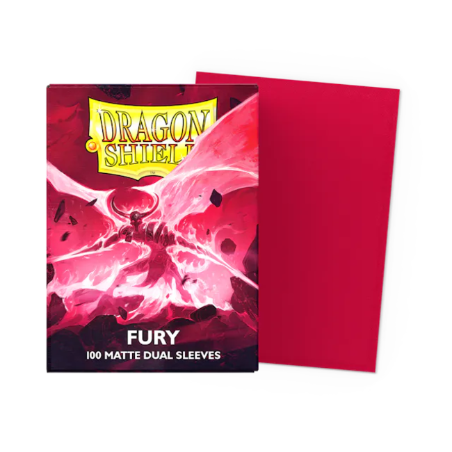 Fury - Matte Dual Sleeves - Standard Size (100 Sleeves)