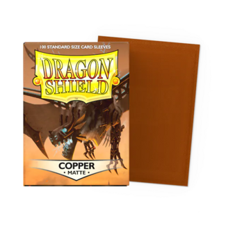 Dragon Shield Copper - Matte Sleeves - Standard Size (100 Sleeves)