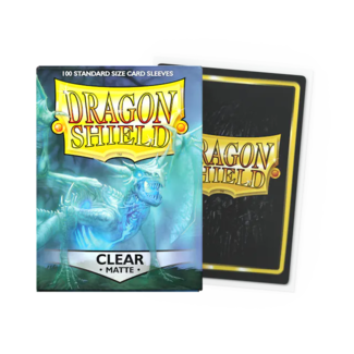 Dragon Shield Clear - Matte Sleeves - Standard Size (100 Sleeves)