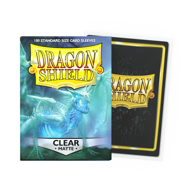Clear - Matte Sleeves - Standard Size (100 Sleeves)