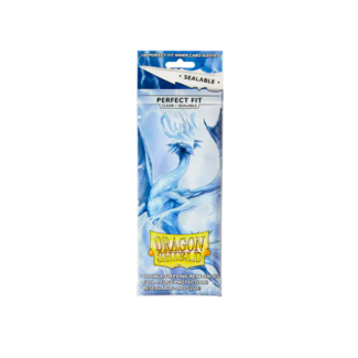 Dragon Shield Clear - Sealable Perfect Fit Sleeves (100 Sleeves)