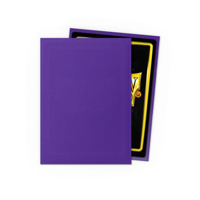 Purple - Matte Sleeves - Standard Size (100 Sleeves)