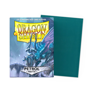 Dragon Shield Petrol - Matte Sleeves - Standard Size (100 Sleeves)