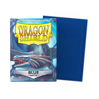 Dragon Shield Blue - Matte Sleeves - Standard Size (100 Sleeves)