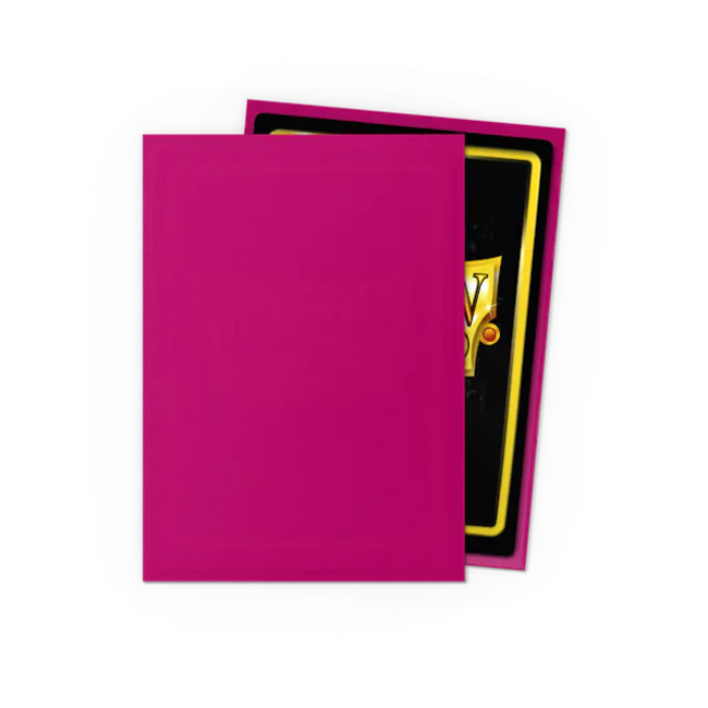 Magenta - Matte Sleeves - Standard Size (100 Sleeves)