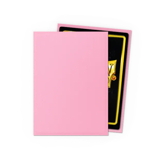 Pink - Matte Sleeves - Standard Size (100 Sleeves)