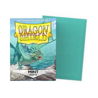 Dragon Shield Mint - Matte Sleeves - Standard Size (100 Sleeves)