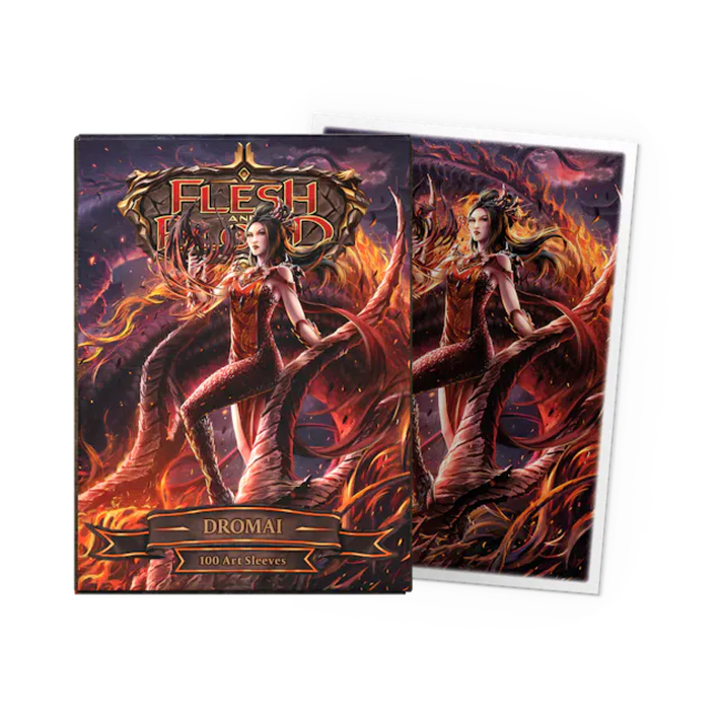 Flesh and Blood - Dromai - Matte Art Sleeves - Standard Size (100 Sleeves)