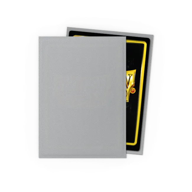 Silver - Matte Sleeves - Standard Size (100 Sleeves)
