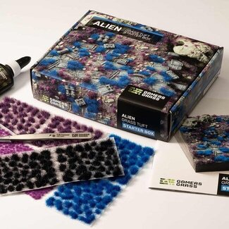Gamers Grass Grass Tuft Starter Box - Alien