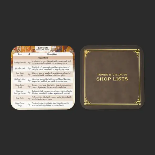 Worlds at a Glance: Shop Cards