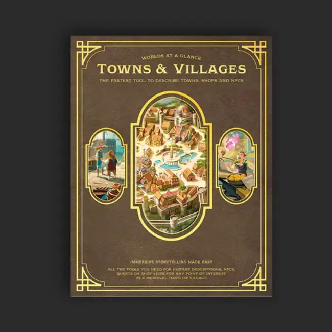Worlds at a Glance: Towns & Villages Book