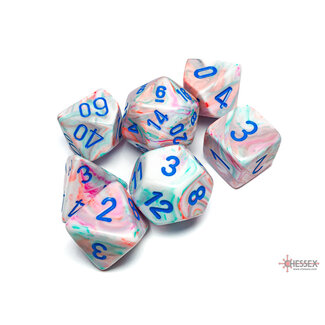 Chessex Festive Polyhedral Kaleidoscope blue 7-Die Set