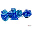 Gemini Polyhedral 7-die Set blue-blue/light blue