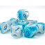 Gemini Pearl Turquoise-White/blue Luminary Dobbelsteen Set (10 stuks)