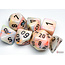 Festive Circus/black Polydice Dobbelsteen Set (7 stuks)