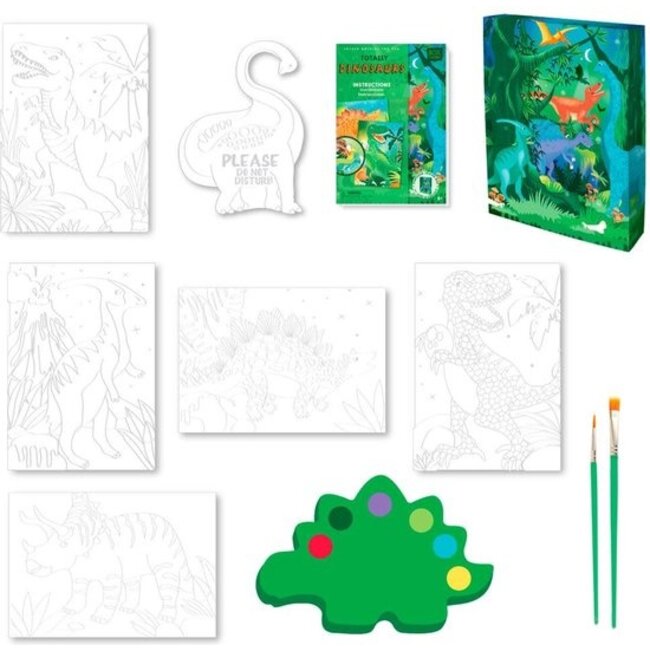 Box Candiy: Totally Dinosaurs - AQUAREL KUNST SET