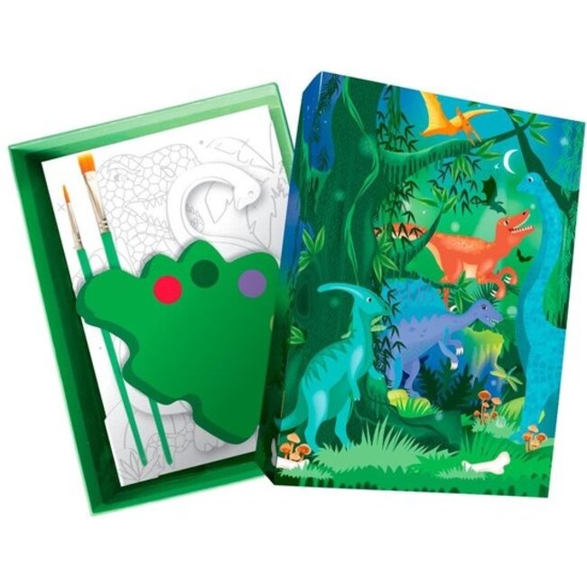 Box Candiy: Totally Dinosaurs - AQUAREL KUNST SET