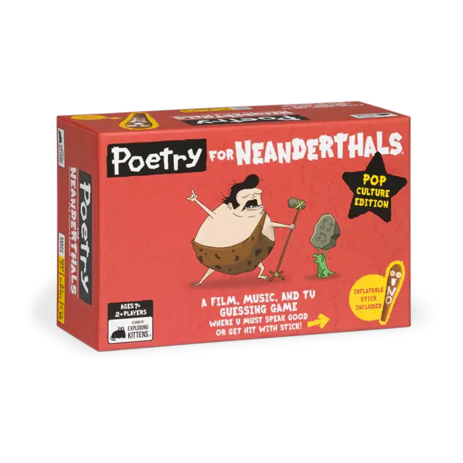 Poetry for Neanderthals Pop Culture Edition